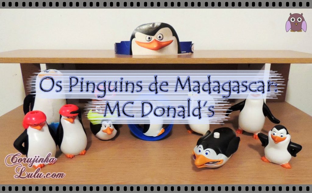 Os Pinguins de Madagascar - Mc Lanche Feliz do Mc Donald's recruta kowalski rico capitão