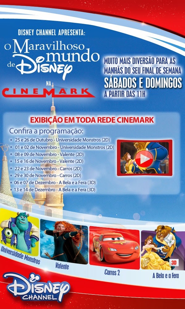 Reveja filmes Disney no Cinemark!