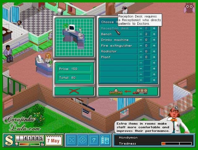 Game Nostalgia dos anos 90: Theme Hospital gameplay review resenha jogo simulador simulação pc origin ea electronic arts bullfrog productions