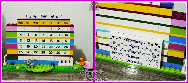 Lego Friends Brick Calendar calendario de lego meninas rosa fofo dica escondido | © corujinhalulu