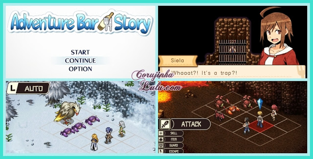 gameplay screenshot Adventure Bar Story, um RPG viciante e cheio de aventura 3ds ios android google play iphone ios ipad ipod restaurante chef receita monstros mago elfa ladrão arqueiro ação | ©CorujinhaLulu.com