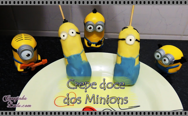 receita Crepe Doce dos Minions crepe palito crepeira doce de leite chocolate Minion Universal Studios Pictures Meu Malvado FavoritoStuart Kevin Bob - De Bico Cheio | ©CorujinhaLulu.com