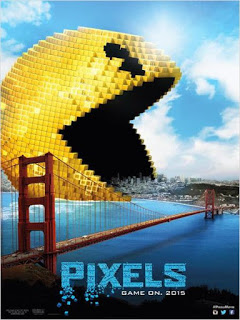 poster pixels filme movie br brazil brasil pacman pac man pac-man 2015 sony columbia pictures