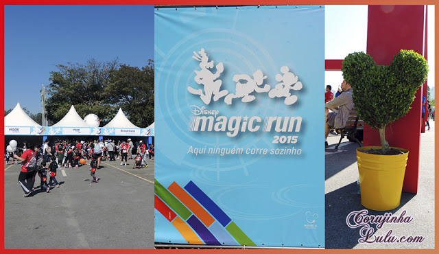 Como foi a Disney Magic Run 2015 em São Paulo arbusto mickey minnie estandes stands aqui ninguém corre sozinho | ©CorujinhaLulu.com