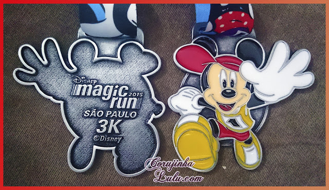 Como foi a Disney Magic Run 2015 em São Paulo medalha corrida caminhada prêmio mickey | ©CorujinhaLulu.com