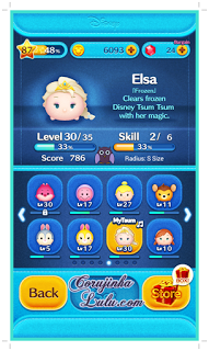 Gameplay do jogo tsum tsum dinsey app dicas truques elsa cartelas bingo game mission bingo missão line