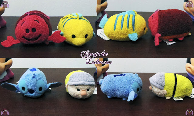 Minha coleção de pelúcias Disney Tsum Tsum + novidade FOM plushes collection mickey minnie bala no alvo sebastião linguado ariel stitch perry dunga | ©CorujinhaLulu.com