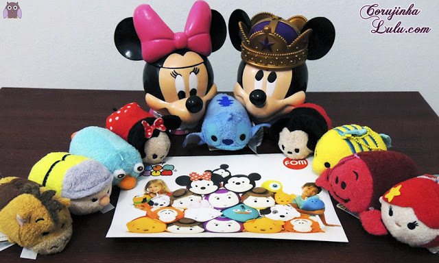 Minha coleção de pelúcias Disney Tsum Tsum + novidade FOM plushes collection mickey minnie bala no alvo sebastião linguado ariel stitch perry dunga | ©CorujinhaLulu.com