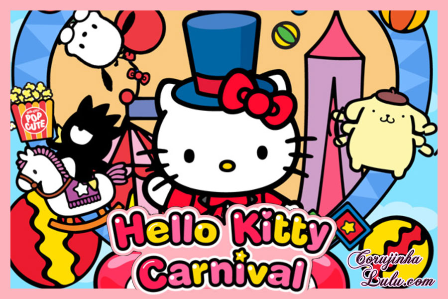 app hello kitty carnival mobile game jogo celular smartphone android ios iphone sanrio 