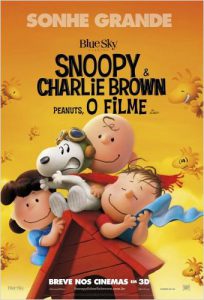 snoopy charlie brown peanuts filme movie poster brasil brazil br fox film blue sky studios