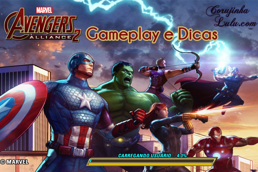 gameplay disney Marvel: Avengers Alliance 2 marvel os vingadores app aplicativo game jogo celular tablet iphone ipad móvel corujinhalulu corujinha lulu