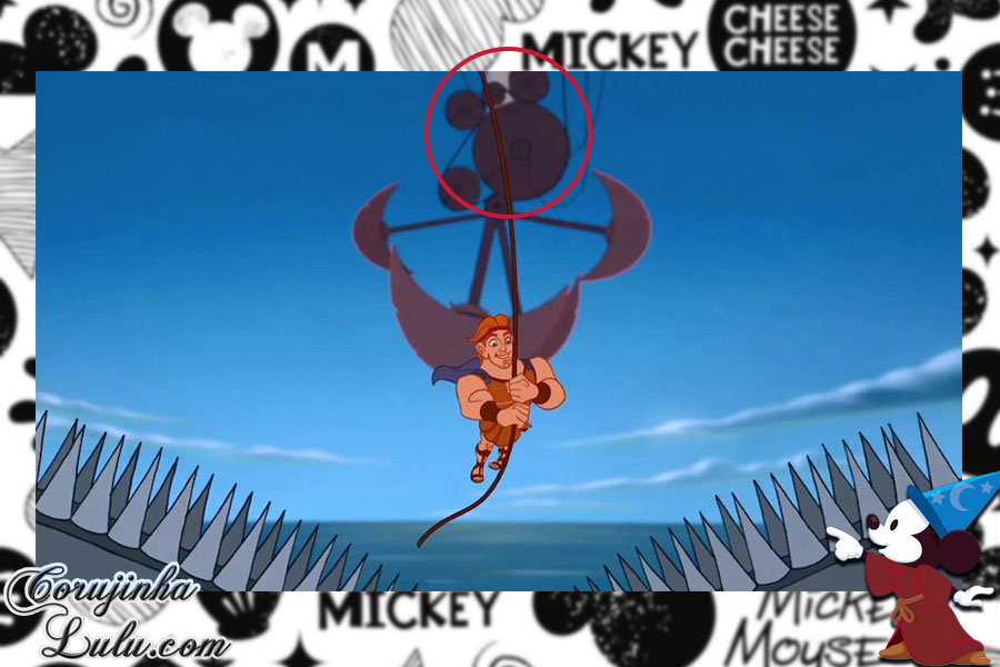17 mickeys escondidos hidden mickey nos filmes da disney pixar corujinhalulu hércules easter egg