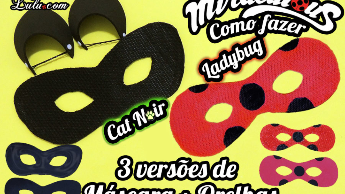 Luciene Sans - Corujinha Lulu - Quem aí quer aprender como fazer fantasia  da Ladybug e do Cat Noir?! 🐞 Voa pro blog pra conferir o passo a passo de  como fazer