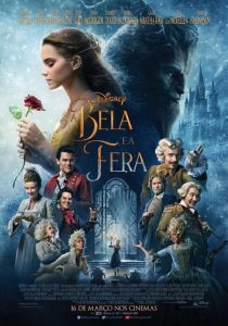 Poster nacional do filme A Bela e a Fera (2017 - Live Action | Walt Disney Pictures) brasil brazil br pt