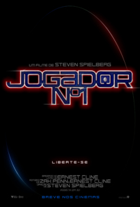 Poster nacional do filme Jogador N°1 / Jogador Número 1 / Ready Player One pt-br brasil brazil corujinhalulu