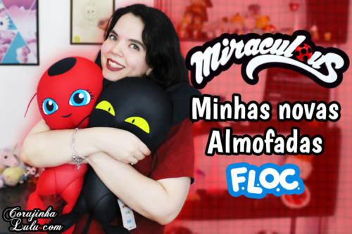 Miraculous Ladybug – Almofadas Gigantes da Tikki e do Plagg by FLOC
