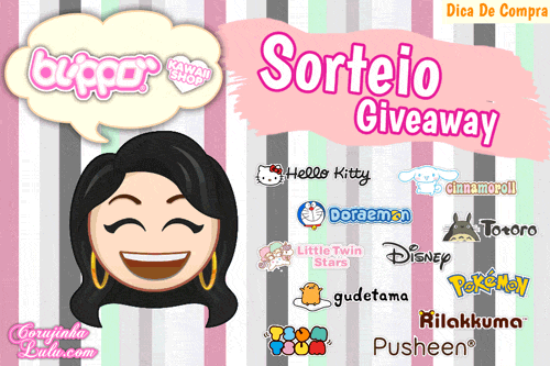 Sorteio Blippo = Produtos Kawaii do Japão de graça pra você