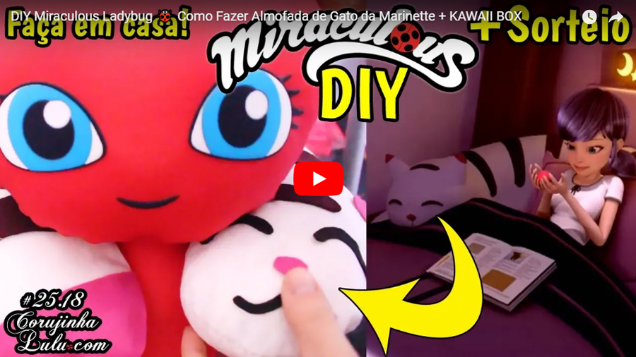 DIY Miraculous: Caderno de DESENHO da Marinette + TODOS Kwamis + Ladybug Cat  Noir