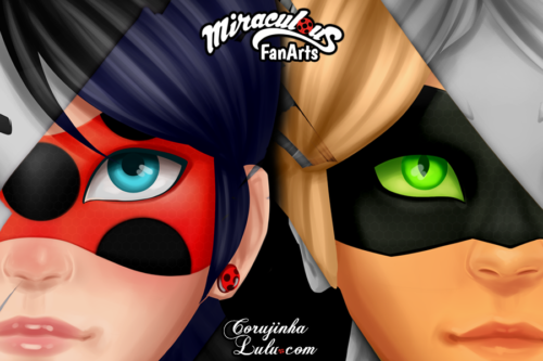 Fanart de Miraculous As Aventuras de Ladybug e Cat Noir | Parte 1