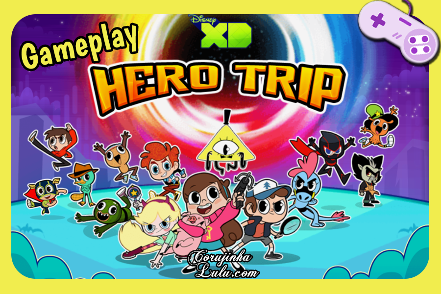Jogo Disney XD Hero Trip - Gameplay com Gravity Falls + Star VS as Forças do Mal + Phineas e Ferb e mais! | Jogue de graça