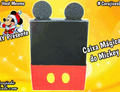 Diy Presentes de Natal Mickey 90 anos – Organizador + Camiseta + Orelhas e + | Corujices da Lu