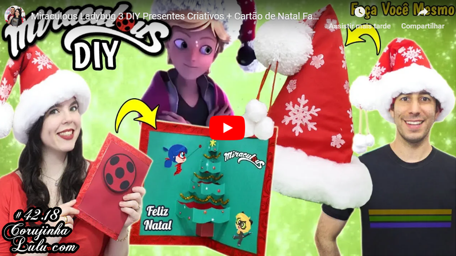 Assistir Miraculous Ladybug em português: 🐞 Miraculous Chibi DIY Especial de Natal | Faça Você Mesmo | Corujices da Lu