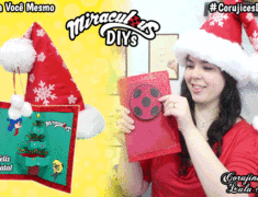 Miraculous Chibi DIY Especial de Natal | Faça Você Mesmo | Corujices da Lu