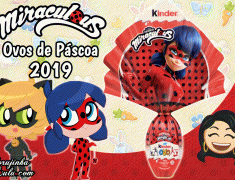 Ovo de Páscoa Ladybug 2019 + Cat Noir